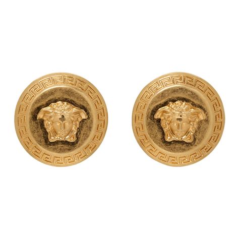 versace coin earrings|Versace Fashion Jewelry for Women .